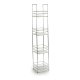 Badrumshyllor Berilo W4870 Transparent Silvrig