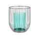 Ljusstakar Gift Decor 124016B Bl Silvrig Silver Metall Glas 15