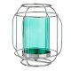 Ljusstakar Gift Decor SW120663B Bl Silvrig Silver Metall Glas 1