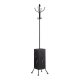 Kapphngare Gift Decor Svart Metall 34 x 188 x 34 cm Paraplystl