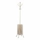 Kapphngare Paraplystll Metall Krm (34 x 188 x 34 cm)