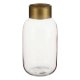 Vas Slt Rosa Gyllene Glas (11,5 x 24 x 11,5 cm)