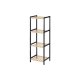 Badrumshyllor Berilo WR5503-4-459 Svart Naturell 35 x 30 x 100 c