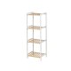 Badrumshyllor Berilo WR5503-4-460 Vit Naturell 35 x 30 x 100 cm