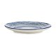 Platt skl Rnder Bl Vit Porslin 24 x 2,8 x 24 cm