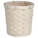Kruka Gift Decor Vit PVC Bambu 17 x 15 x 17 cm Rund