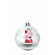 Julgranskula Peppa Pig Cosy corner Silvrig 10 antal Plast ( 6 c