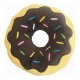 Mjuk leksak fr hundar Gloria 3 x 5 x 14 cm Choklad Donut Brun