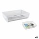 Besticks-sortering Confortime Metall Vit 21,8 x 15,24 x 5,2 cm (