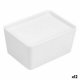 Stapelbar frvaringslda Confortime Med lock 17,5 x 13 x 8,5 cm