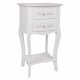 Nattduksbord Alexandra House Living Vit 31 x 71 x 38 cm
