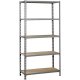 Bokhylla SimonRack Metall Tr Gr (180 x 80 x 40 cm)