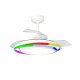 Takflkt CristalRecord ANTILA MINI RGB WH RETRAC Vit