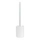 Toalettborste Andrea House Matt Rostfritt stl Vit Polyresin (