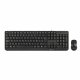 Tangentbord med optisk mus NGS NGS-KEYBOARD-0271 Svart