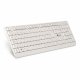 Tangentbord NGS NGS-KEYBOARD-0284 Vit Qwerty Spanska