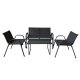 Trdgrdsmbler Marbueno Svart 115 x 77 x 65 cm