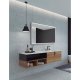 Badrumsspegel med LED-belysning Ledimex SUIZ010-90NG 90 x 80 cm