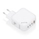 Vggladdare Aisens ASCH-100W4P028-W Vit Multicolour 100 W (1 ant