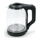 Vattenkokare COMELEC 1,8 L 1500W Svart Vit Rostfritt stl 1500 W
