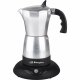 Italiensk Kaffepanna Orbegozo KFE660 Silvrig Aluminium 6 Koppar