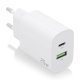 Vggladdare Aisens A110-0754 Vit 20 W (1 antal)
