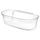 Papperskorg Gondol_G-550 Transparent Vit Plast