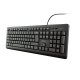 Tangentbord Trust 23880 Svart Engelska EEUU QWERTY