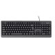 Tangentbord Trust 24639 Svart Engelska EEUU QWERTY