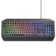 Gaming Tangentbord/ OR: Speltangentbord Trust GXT836 EVOCX Svart