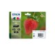 Original Bl�ckpatron Epson Multipack 29 Gul Svart Turkos Magenta