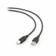 USB 2.0 A till USB B Kabel GEMBIRD CCP-USB2-AMBM-6 (1,8) Svart 1
