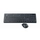 Tangentbord och Mus GEMBIRD KBS-WCH-03 Qwerty UK Svart Svartvit