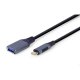 USB A till USB-C Kabel GEMBIRD A-USB3C-OTGAF-01 Gr