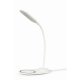 Skrivbordslampa GEMBIRD TA-WPC10-LED-01-W Vit