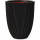 Vas Capi Europe GROOVE NL Svart Plast 34 x 34 x 46 cm 34 x 34 x