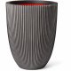 Vas Capi Europe GROOVE NL Antracitgr Plast 34 x 34 x 46 cm