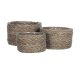 Korgset Mica Decorations 3 Delar Brun vide