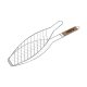 Grill fr fisk Rostfritt stl (14 x 58 cm)