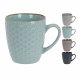 Set med kaffekoppar Excellent Houseware Stengods 200 ml Geometri