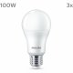 LED-lampa Philips A67 Vit E 100 W E27 3 antal (4000 K)