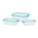 Lunchldor, set 3 Excellent Houseware Glas