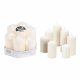 Set med levande ljus Vit (7 antal)