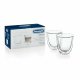 Set med 2 kaffekoppar De'Longhi 5513214601 Transparent 2 Delar