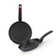 Set med stekpannor Monix SUNSET Svart Aluminium