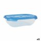 Lunchldor, set Tontarelli Nuvola 500 ml Bl Rektangulr 4 Delar