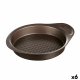 Kakform Pyrex Asimetria Svart Metall Rund  26 cm 6 antal