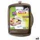 Rektangulr bakform Pyrex Asimetria Svart Metall 35 x 27 cm Rekt