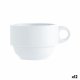 Te- och kaffekopp Quid Basic Vit 250 ml (12 antal)