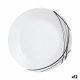 Platt skl Arcopal Domitille Negro Dvobarvna Glas 25 cm (12 anta